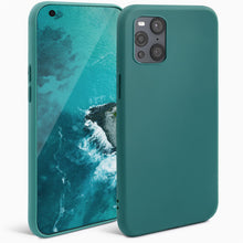 Carica l&#39;immagine nel visualizzatore di Gallery, Moozy Minimalist Series Silicone Case for Oppo Find X3 Pro, Blue Grey - Matte Finish Lightweight Mobile Phone Case Slim Soft Protective TPU Cover with Matte Surface
