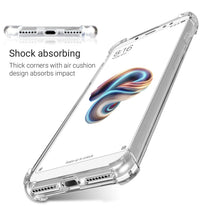 Załaduj obraz do przeglądarki galerii, Moozy Shock Proof Silicone Case for Xiaomi Redmi 5 Plus - Transparent Crystal Clear Phone Case Soft TPU Cover
