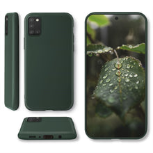 Załaduj obraz do przeglądarki galerii, Moozy Lifestyle. Designed for Samsung A51 Case, Dark Green - Liquid Silicone Cover with Matte Finish and Soft Microfiber Lining

