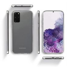 Lade das Bild in den Galerie-Viewer, Moozy 360 Degree Case for Samsung S20 - Transparent Full body Slim Cover - Hard PC Back and Soft TPU Silicone Front
