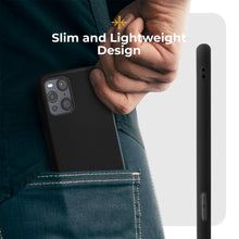 Lade das Bild in den Galerie-Viewer, Moozy Minimalist Series Silicone Case for Oppo Find X3 Pro, Black - Matte Finish Lightweight Mobile Phone Case Slim Soft Protective TPU Cover with Matte Surface
