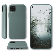 Załaduj obraz do przeglądarki galerii, Moozy Minimalist Series Silicone Case for Huawei P40 Lite, Blue Grey - Matte Finish Slim Soft TPU Cover
