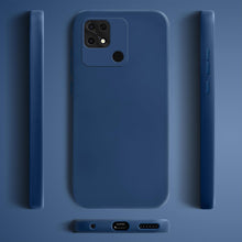 Load image into Gallery viewer, Moozy Lifestyle. Silicone Case for Xiaomi Redmi 10C, Midnight Blue - Liquid Silicone Lightweight Cover with Matte Finish and Soft Microfiber Lining, Premium Silicone Case

