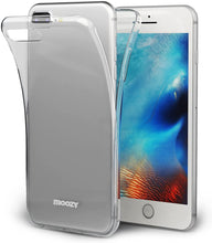 Cargar imagen en el visor de la galería, Moozy 360 Degree Case for iPhone 8 Plus, iPhone 7 Plus - Full body Front and Back Slim Clear Transparent TPU Silicone Gel Cover
