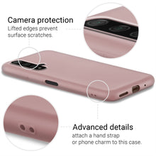 Charger l&#39;image dans la galerie, Moozy Minimalist Series Silicone Case for Huawei Nova 5T and Honor 20, Rose Beige - Matte Finish Slim Soft TPU Cover

