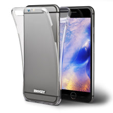 Cargar imagen en el visor de la galería, Moozy 360 Degree Case for iPhone 6s, iPhone 6 - Full body Front and Back Slim Clear Transparent TPU Silicone Gel Cover
