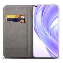 Lade das Bild in den Galerie-Viewer, Moozy Case Flip Cover for Xiaomi Mi 11 Lite and Mi 11 Lite 5G, Dark Blue - Smart Magnetic Flip Case Flip Folio Wallet Case
