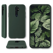 Ladda upp bild till gallerivisning, Moozy Minimalist Series Silicone Case for Oppo Reno2 Z, Midnight Green - Matte Finish Slim Soft TPU Cover
