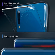 Cargar imagen en el visor de la galería, Moozy 360 Degree Case for Samsung A50 - Full body Front and Back Slim Clear Transparent TPU Silicone Gel Cover
