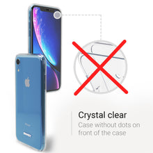 Load image into Gallery viewer, Moozy 360 Degree Case for iPhone XR - Full body Front and Back Slim Clear Transparent TPU Silicone Gel Cover
