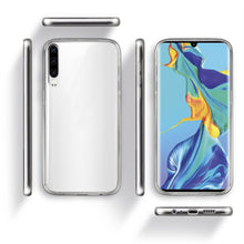 Charger l&#39;image dans la galerie, Moozy 360 Degree Case for Huawei P30 - Transparent Full body Slim Cover - Hard PC Back and Soft TPU Silicone Front
