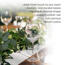 Cargar imagen en el visor de la galería, VILSTO Artificial Ivy Eucalyptus Plant Garland, artificial leaves, decorative artificial flora, artificial hanging plant, Greenery, Hanging Vine Plant
