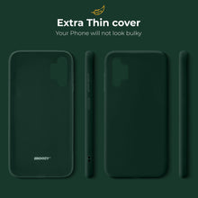 Charger l&#39;image dans la galerie, Moozy Minimalist Series Silicone Case for Samsung A32 5G, Midnight Green - Matte Finish Lightweight Mobile Phone Case Slim Soft Protective TPU Cover with Matte Surface
