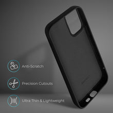 Charger l&#39;image dans la galerie, Moozy Lifestyle. Silicone Case for Samsung S23 Ultra, Black - Liquid Silicone Lightweight Cover with Matte Finish and Soft Microfiber Lining, Premium Silicone Case
