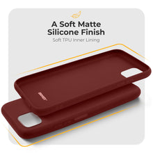 Ladda upp bild till gallerivisning, Moozy Minimalist Series Silicone Case for Samsung A22 5G, Wine Red - Matte Finish Lightweight Mobile Phone Case Slim Soft Protective TPU Cover with Matte Surface
