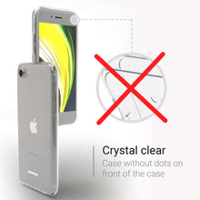Charger l&#39;image dans la galerie, Moozy 360 Degree Case for iPhone SE 2020, iPhone 8, iPhone 7 - Full body Front and Back Slim Clear Transparent TPU Silicone Gel Cover
