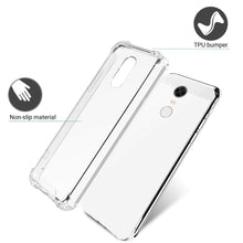 Załaduj obraz do przeglądarki galerii, Moozy Shock Proof Silicone Case for Xiaomi Redmi 5 - Transparent Crystal Clear Phone Case Soft TPU Cover
