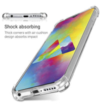 Afbeelding in Gallery-weergave laden, Moozy Shock Proof Silicone Case for Samsung M20 - Transparent Crystal Clear Phone Case Soft TPU Cover
