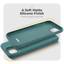 Lade das Bild in den Galerie-Viewer, Moozy Minimalist Series Silicone Case for iPhone 11, Blue Grey - Matte Finish Slim Soft TPU Cover

