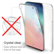 Load image into Gallery viewer, Moozy 360 Degree Case for Samsung S10 - Transparent Full body Slim Cover - Hard PC Back and Soft TPU Silicone Front
