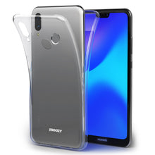 Charger l&#39;image dans la galerie, Moozy 360 Degree Case for Huawei P20 Lite - Full body Front and Back Slim Clear Transparent TPU Silicone Gel Cover
