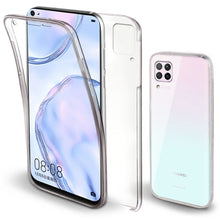 Lade das Bild in den Galerie-Viewer, Moozy 360 Degree Case for Huawei P40 Lite - Transparent Full body Slim Cover - Hard PC Back and Soft TPU Silicone Front
