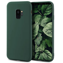 Ladda upp bild till gallerivisning, Moozy Minimalist Series Silicone Case for Samsung S9, Midnight Green - Matte Finish Slim Soft TPU Cover
