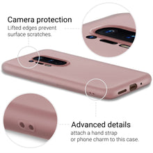 Załaduj obraz do przeglądarki galerii, Moozy Minimalist Series Silicone Case for OnePlus 8 Pro, Rose Beige - Matte Finish Slim Soft TPU Cover

