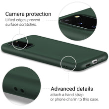 Carica l&#39;immagine nel visualizzatore di Gallery, Moozy Minimalist Series Silicone Case for Samsung S20 Plus, Midnight Green - Matte Finish Slim Soft TPU Cover
