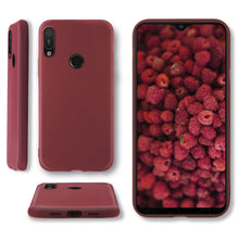 Ladda upp bild till gallerivisning, Moozy Lifestyle. Designed for Huawei Y6 2019 Case, Vintage Pink - Liquid Silicone Cover with Matte Finish and Soft Microfiber Lining
