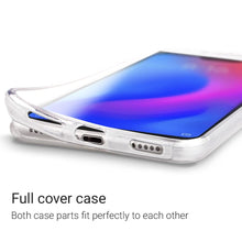Ladda upp bild till gallerivisning, Moozy 360 Degree Case for Xiaomi Mi A2 Lite, Redmi 6 Pro - Transparent Full body Slim Cover - Hard PC Back and Soft TPU Silicone Front
