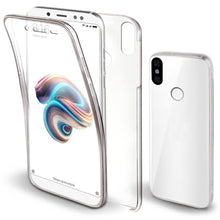 Cargar imagen en el visor de la galería, Moozy 360 Degree Case for Xiaomi Redmi Note 5, Redmi Note 5 Pro - Transparent Full body Slim Cover - Hard PC Back and Soft TPU Silicone Front
