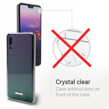 Afbeelding in Gallery-weergave laden, Moozy 360 Degree Case for Huawei P20 Pro - Full body Front and Back Slim Clear Transparent TPU Silicone Gel Cover
