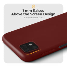 Load image into Gallery viewer, Moozy Minimalist Series Silicone Case for Samsung A22 5G, Wine Red - Matte Finish Lightweight Mobile Phone Case Slim Soft Protective TPU Cover with Matte Surface
