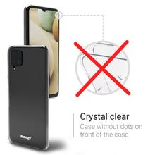 Cargar imagen en el visor de la galería, Moozy 360 Degree Case for Samsung A12 - Full body Front and Back Slim Clear Transparent TPU Silicone Gel Cover
