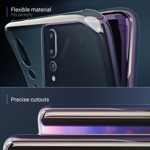 Załaduj obraz do przeglądarki galerii, Moozy 360 Degree Case for Huawei P20 Pro - Full body Front and Back Slim Clear Transparent TPU Silicone Gel Cover
