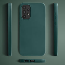 Afbeelding in Gallery-weergave laden, Moozy Lifestyle. Silicone Case for Samsung A53 5G, Dark Green - Liquid Silicone Lightweight Cover with Matte Finish and Soft Microfiber Lining, Premium Silicone Case
