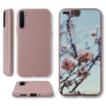 Load image into Gallery viewer, Moozy Minimalist Series Silicone Case for OnePlus Nord, Rose Beige - Matte Finish Slim Soft TPU Cover
