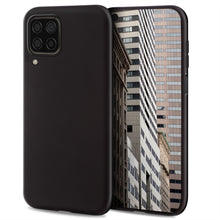 Załaduj obraz do przeglądarki galerii, Moozy Lifestyle. Designed for Huawei P40 Lite Case, Black - Liquid Silicone Cover with Matte Finish and Soft Microfiber Lining
