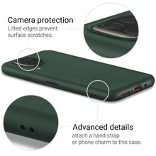 Lade das Bild in den Galerie-Viewer, Moozy Minimalist Series Silicone Case for Huawei P40 Lite, Midnight Green - Matte Finish Slim Soft TPU Cover
