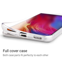 Charger l&#39;image dans la galerie, Moozy 360 Degree Case for Xiaomi Mi 8 - Transparent Full body Slim Cover - Hard PC Back and Soft TPU Silicone Front
