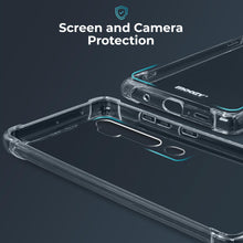 Cargar imagen en el visor de la galería, Moozy Shock Proof Silicone Case for Xiaomi Mi Note 10, Xiaomi Mi Note 10 Pro - Transparent Crystal Clear Phone Case Soft TPU Cover
