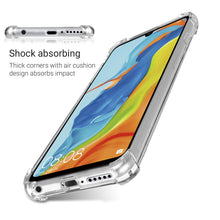 Cargar imagen en el visor de la galería, Moozy Shock Proof Silicone Case for Huawei P30 Lite - Transparent Crystal Clear Phone Case Soft TPU Cover
