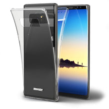 Cargar imagen en el visor de la galería, Moozy 360 Degree Case for Samsung Note 8 - Full body Front and Back Slim Clear Transparent TPU Silicone Gel Cover
