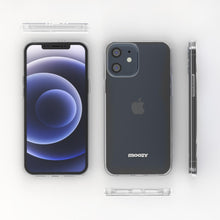 Załaduj obraz do przeglądarki galerii, Moozy 360 Degree Case for iPhone 12 mini - Full body Front and Back Slim Clear Transparent TPU Silicone Gel Cover
