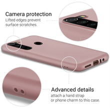 Cargar imagen en el visor de la galería, Moozy Minimalist Series Silicone Case for Xiaomi Redmi Note 8, Rose Beige - Matte Finish Slim Soft TPU Cover
