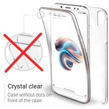 Carica l&#39;immagine nel visualizzatore di Gallery, Moozy 360 Degree Case for Xiaomi Redmi Note 5, Redmi Note 5 Pro - Transparent Full body Slim Cover - Hard PC Back and Soft TPU Silicone Front
