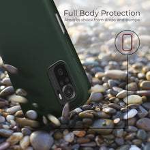 Cargar imagen en el visor de la galería, Moozy Lifestyle. Designed for Xiaomi Redmi Note 10, Redmi Note 10S Case, Dark Green - Liquid Silicone Lightweight Cover with Matte Finish
