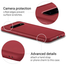 Carica l&#39;immagine nel visualizzatore di Gallery, Moozy Lifestyle. Designed for Samsung S10 Case, Vintage Pink - Liquid Silicone Cover with Matte Finish and Soft Microfiber Lining
