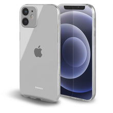 Afbeelding in Gallery-weergave laden, Moozy 360 Degree Case for iPhone 12 mini - Transparent Full body Slim Cover - Hard PC Back and Soft TPU Silicone Front

